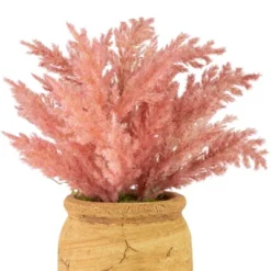 Northlight 12" Pink Cypress Artificial Plant In A Ceramic Pot -Home Decor GUEST eae38bd7 885e 4c90 aaf9 f92f849556e7