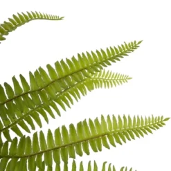 Northlight 12" Artificial Boston Fern Plant In Aztec Pattern Ceramic Pot -Home Decor GUEST eb4d02ab f9be 43d5 a08d d1c27baaf534