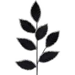 Northlight 26" Black And Silver Sequin Leaves Christmas Spray 7 Northlight 26" Black And Silver Sequin Leaves Christmas Spray -Home Decor GUEST eca3d7cf 2261 4e5d 8510 ff864d1e743e