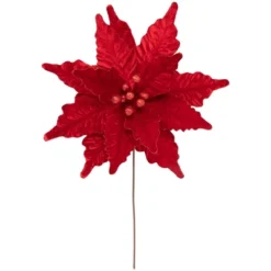 Northlight 24" Glittered Red Poinsettia Christmas Stem Spray 9 Northlight 24" Glittered Red Poinsettia Christmas Stem Spray -Home Decor GUEST ed7aaf03 2a81 4fa3 aece 3c39bf2c3291