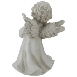 Northlight 6.5" Angel Girl Holding Flower Outdoor Garden Statue -Home Decor GUEST eeb4ed7f b472 4619 8b7a a34f9fa34060