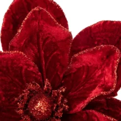 Northlight 24" Red Velvet Glittered Magnolia Christmas Stem Spray 5 Northlight 24" Red Velvet Glittered Magnolia Christmas Stem Spray -Home Decor GUEST eec031b9 f8a0 4fc8 87aa 240c2335f26e