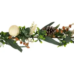 Northlight 5' X 6" Green Gourds And Foliage Artificial Fall Harvest Garland - Unlit -Home Decor GUEST ef3e8938 67ba 46eb acdc 823e9dc107eb