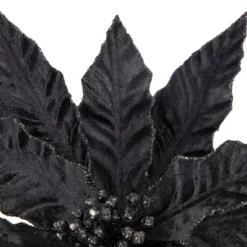 Northlight 26" Black Glittered Poinsettia Christmas Stem Spray 6 Northlight 26" Black Glittered Poinsettia Christmas Stem Spray -Home Decor GUEST efcf6319 4b0e 43cd a5ef ce3d14a2d5e3