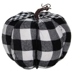 Northlight 7" Black And White Buffalo Plaid Fall Harvest Tabletop Pumpkin 5 Northlight 7" Black And White Buffalo Plaid Fall Harvest Tabletop Pumpkin -Home Decor GUEST efe89a58 0e57 49e6 a735 de2f67d5cbcf