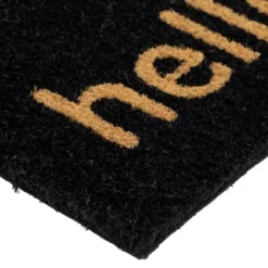 Northlight Black Coir "Hello" Outdoor Doormat 18" X 30" 7 Northlight Black Coir "Hello" Outdoor Doormat 18" X 30" -Home Decor GUEST f12a01b4 118f 4fe3 99b8 2515a916353f