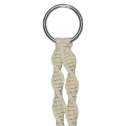 Northlight 21.75" Natural Rope Wooden Swing Chair -Home Decor GUEST f1363142 5976 4b96 bca2 70c45f6613df