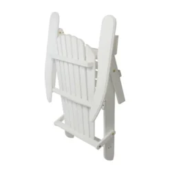 Northlight 36" White Corona Classic Folding Wooden Adirondack Chair -Home Decor GUEST f1fe28fd 55a9 4db4 a4b2 3cb9d8d357b9