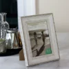 Northlight 5" X 7" Weathered Finish Photo Picture Frame - White