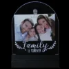 Northlight LED Lighted Family Is Forever Picture Frame With Clip - 4" X 6"