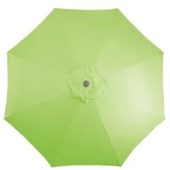 Northlight 9ft Outdoor Patio Market Umbrella With Hand Crank And Tilt, Lime Green -Home Decor GUEST f600d043 76f5 4575 82ff 2e77424768b3