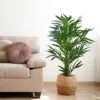 Northlight 42" LED Lighted Potted Artificial Ravenea Palm Plant