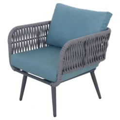 Northlight 4-Piece Caicos Outdoor Patio Conversation Set With Cushions -Home Decor GUEST f9d0fe80 ac11 443b 8ecc edec0f82a9f0