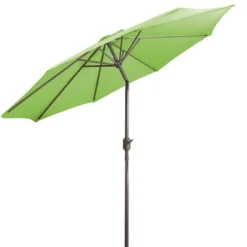 Northlight 9ft Outdoor Patio Market Umbrella With Hand Crank And Tilt, Lime Green -Home Decor GUEST f9d47711 f1d7 4bc6 981d 6b1f996a4afc