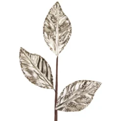 Northlight 25.5" Glittered Champagne Gold Leaves Christmas Spray -Home Decor GUEST fd4e1f94 003b 4eb1 8368 c3cb7b765970