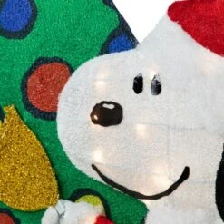 Northlight 32" LED Lighted Peanuts Snoopy And Christmas Tree Outdoor Decoration - Clear Lights -Home Decor GUEST fe60417a 43c1 491b a32c 91c6b1d236b8