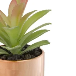Northlight 5" Green Artificial Aloe Plant In A Rose Gold Pot -Home Decor GUEST ff91a300 a789 4e25 9d28 4e492de246f5