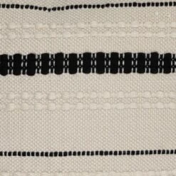 Northlight 20" White And Black Handloom Woven Outdoor Square Throw Pillow -Home Decor GUEST ffbf632c 2a42 4910 99bc ad8575bc627b